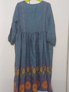 Bohemian Blue Tassel Kurta