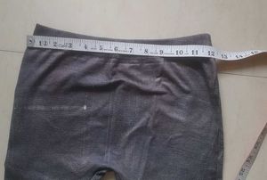 Stylish Denim Print Leggings elastic waistband