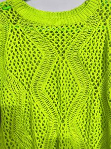 crochet top Neon Green Color