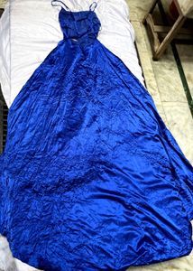 Royal Blue Embellished Gown