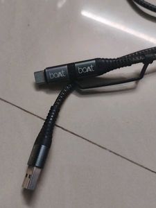 Boat USB-C and type duel Charging Cable 3A