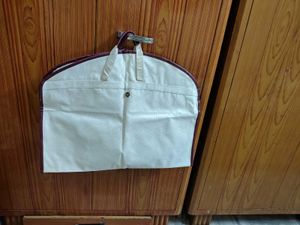 Chic Cream Handbag with Burgundy Trim