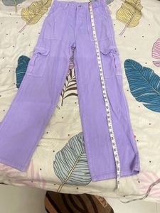 Lilac Cargo Pants