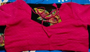 Elegant Floral Saree with stitched blouse