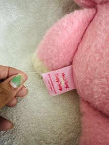 Rare Find Vintage Bear with Hello Kitty Plush Toy