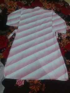 Pink &amp; White Striped Co-ord Set