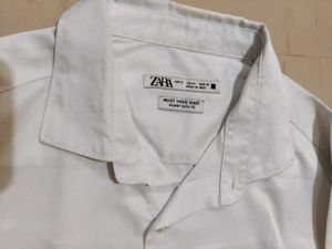 Men's White Zara Dress Shirt