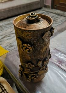 ​✨ Stylish Handmade Brush Holder - Antique Gold De