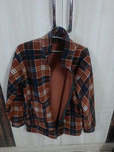 Brown Plaid Jacket
