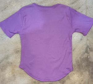 SIMPLE LAVENDER TOP