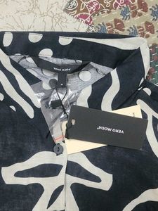 Unique Print Button-Down Shirt