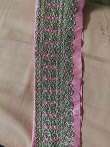 Embroidered Pink lace