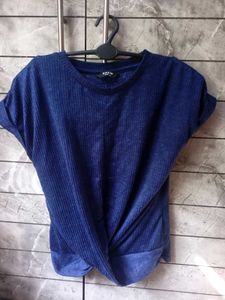 SHEIN BRANDED Blue fancy top