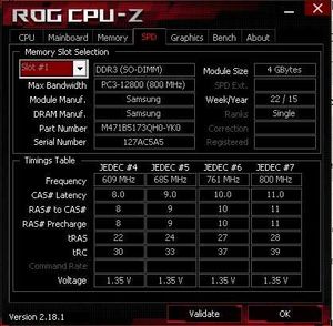 Samsung Laptop RAM Module 4GB DDR3L