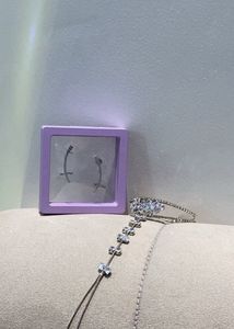 Sparkling CZ Bow Earrings & Bracelet Set