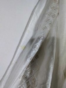 White Embroidered Dupatta (Women's)
