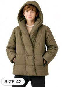 Olive Puffer Jacket