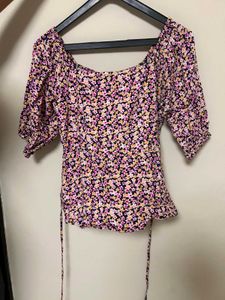 Chic Floral Crop Top
