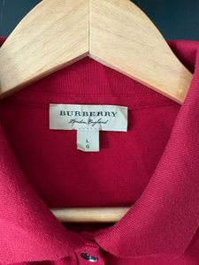 Burberry maroon Polo Shirt