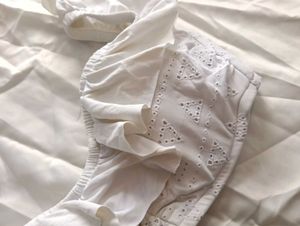 🎀BUY '1' GET '1' FREE White Ruffle Crop Top Blous
