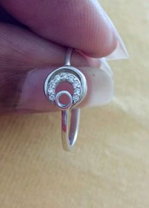 Minimalist Crescent Ring 92.5% silver ...pure