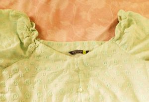 Woman A-Line light blue dress