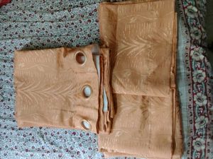 curtains peach colour