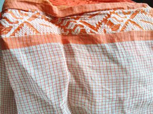 Get free delivery-Pure cotton handloom sare