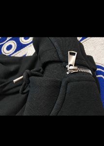 Black Zip-Up Hoodie