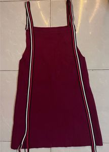 Ribbed mini dungaree