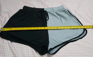SHEIN Curve 0XL Colorblock Shorts