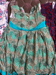 Combo Of 4 Used Cotton Frocks