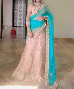beautiful heavy lahenga kurti set