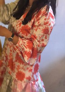 Bohemian Floral Print Maxi Dress