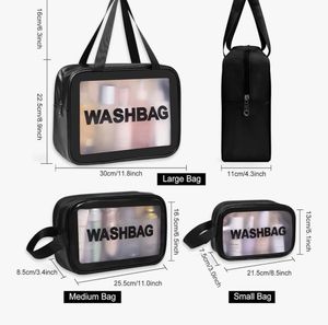 Washbag Set - 3 Piece Travel Organizers