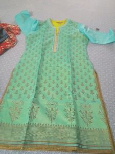 Beautiful Mint Green Printed Kurta