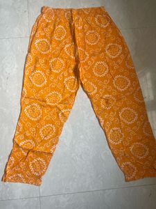 Ethnic Printed Palazzo Pants Set
