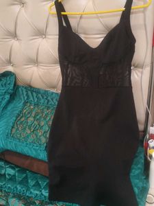 Chic Black Bodycon Mini Dress