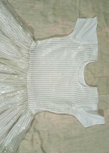 Sequins work elegant frock