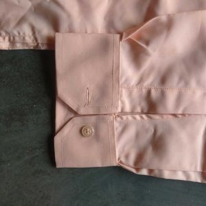 Men's Peach Long Sleeve Shirt