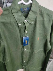 NEW Ralph Lauren Classic Fit Linen Shirt