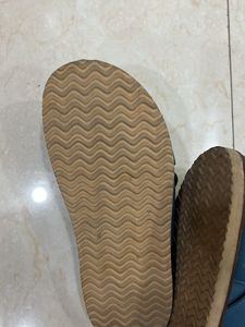 Allen Solly Blue Buckle Slides