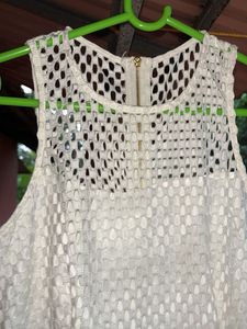 White Lace Sheath Dress