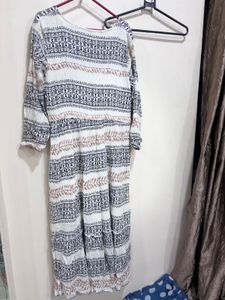 Bohemian Print Maxi Dress