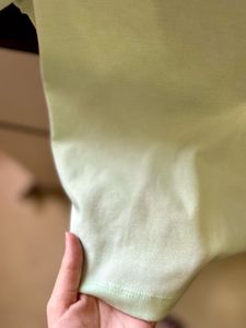 Mint Green Puff Sleeve Top | Basic Aesthetic Tee