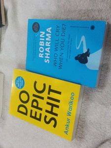 Do Epic s*it & Who Will Cry Books