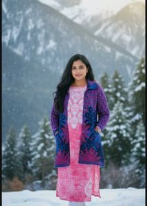 Kashmir Purchase Long Overcoat