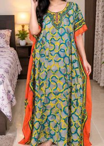 Vibrant Kaftan Dress