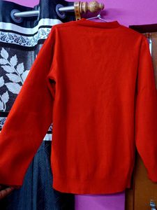 Classic Red Cardigan