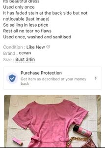 Chic Pink Midi Dress with Cutout Hem